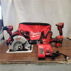 AS-IS- Milwaukee M18 4-Tool Combo Kit