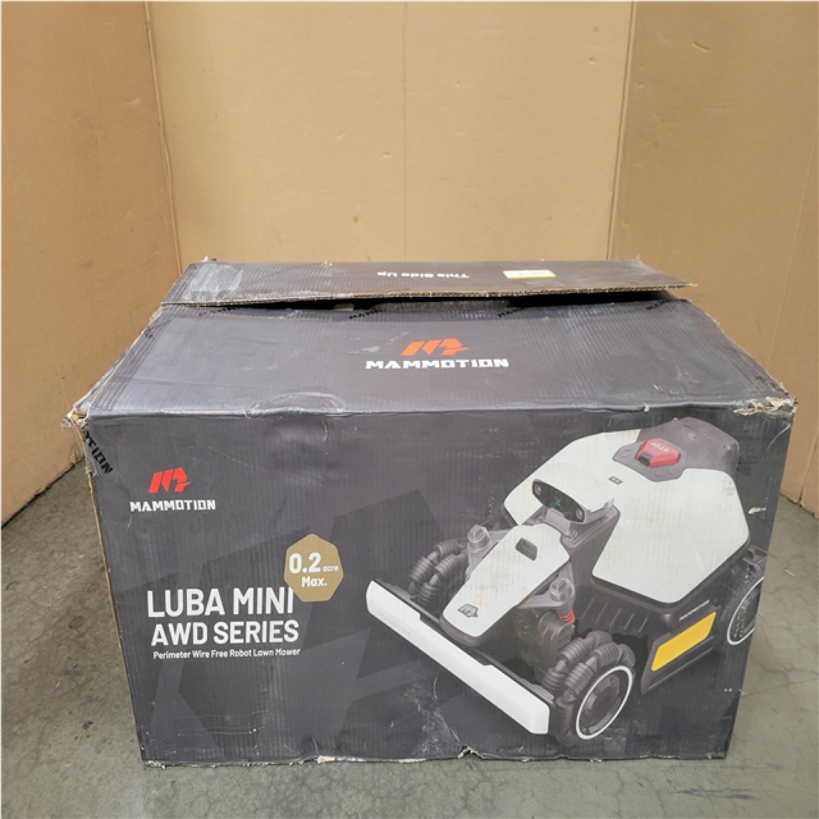 CALIFORNIA NEW LUBA MINI AWD SERIES ROBOT LAWN MOWER