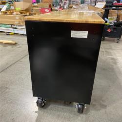 DALLAS LOCATION -Husky Tool Storage 72 in. W Standard Duty Gloss Black Mobile Workbench Tool Chest