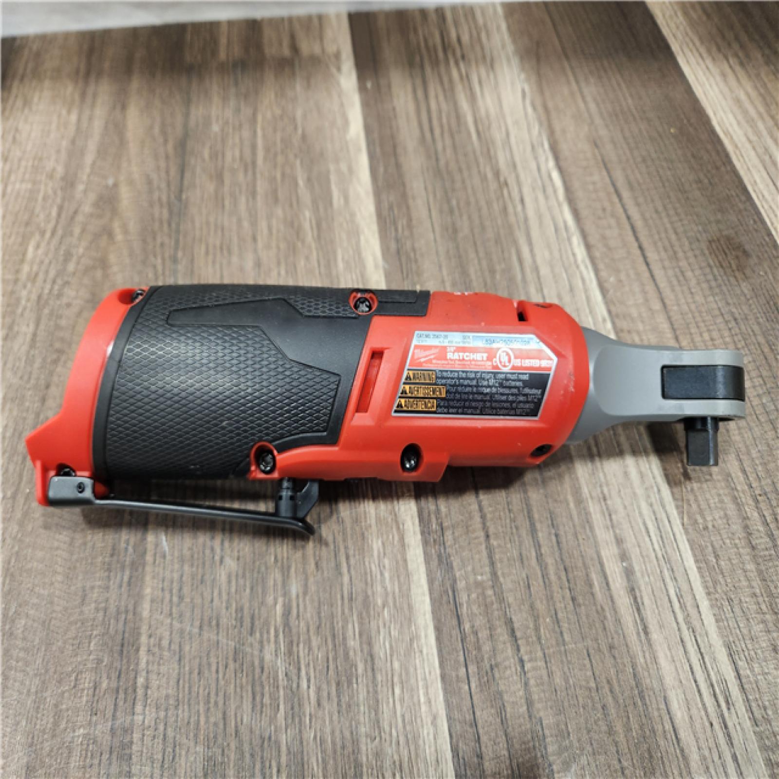 AS-IS- Milwaukee M12 FUEL Brushless Lithium-Ion 3/8 in. Cordless High Speed Ratchet (Tool Only)