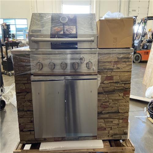 DALLAS LOCATION - SPIRE 5-Burner Built-In Propane Gas Stone Island Grill in Terra Rosa