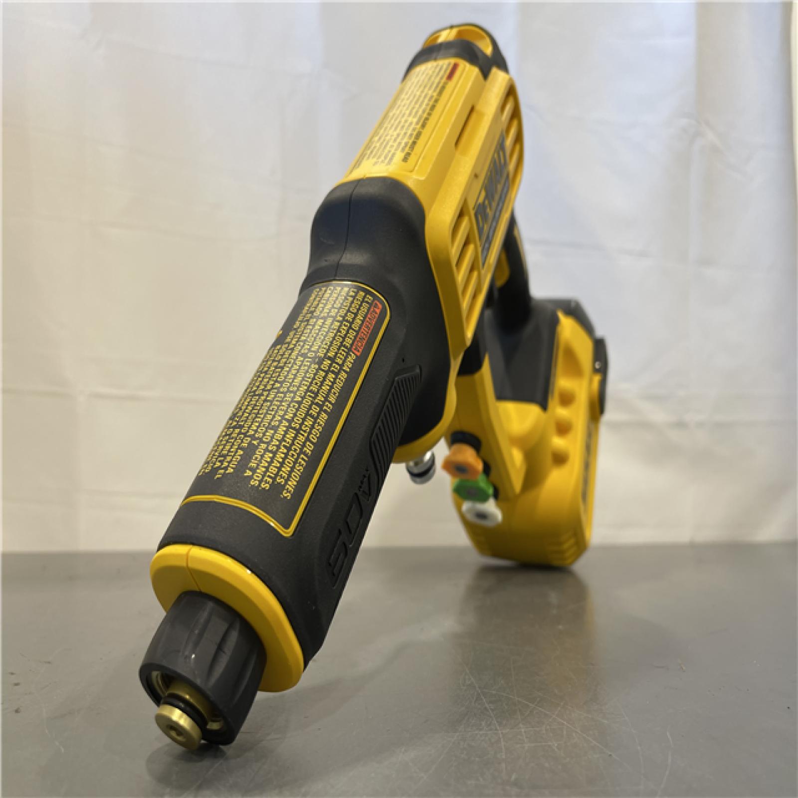 AS-IS - DEWALT FLEXVOLT 60V MAX 1000 PSI 1.0 GPM Cold Water Cordless Battery Power Cleaner (Tool Only)