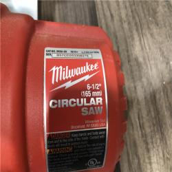 AS-IS Milwaukee 18V Lithium-Ion Cordless 6-1/2 in. Circular Saw (Tool-Only)
