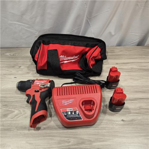 AS-IS Milwaukee Tool M12 Brushless Cordless Drill/Driver Kit