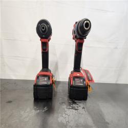 AS-IS- Milwaukee FUEL 18V Lithium-Ion Brushless Cordless Hammer Drill and Impact Driver Combo Kit