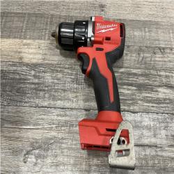AS-IS Milwaukee 18V Lithium-Ion Brushless Cordless 1/2 in. Compact Drill/Driver with kit