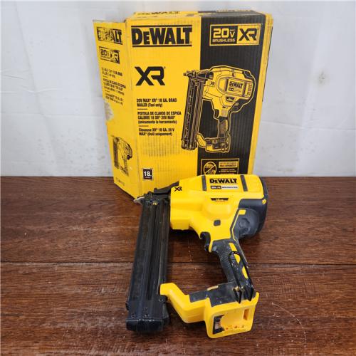 AS-IS DeWalt 20V MAX XR Lithium-Ion Brushless Cordless 18-Gauge Brad Nailer (Tool-Only)