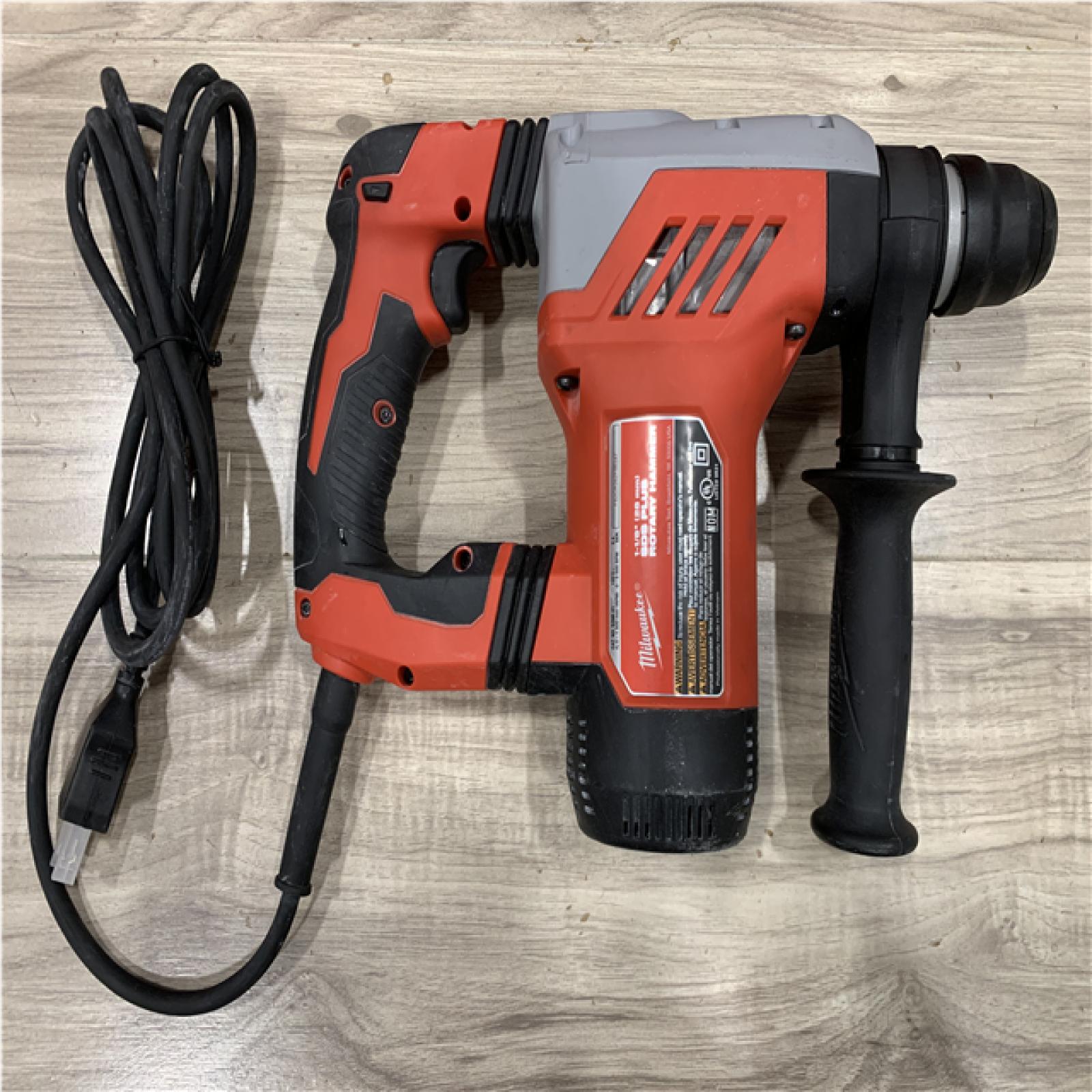 AS-IS Milwaukee 1-1/8 in. Corded SDS-Plus Rotary Hammer With Hardcase