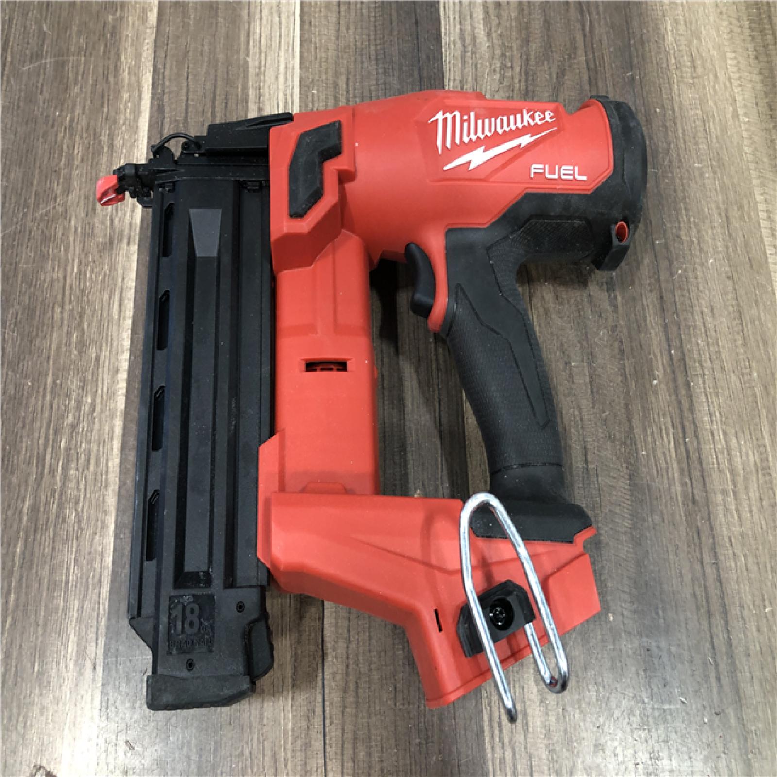 AS-IS Milwaukee FUEL 18-Volt Lithium-Ion Brushless Cordless Gen II 18-Gauge Brad Nailer (Tool-Only)