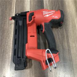 AS-IS Milwaukee FUEL 18-Volt Lithium-Ion Brushless Cordless Gen II 18-Gauge Brad Nailer (Tool-Only)