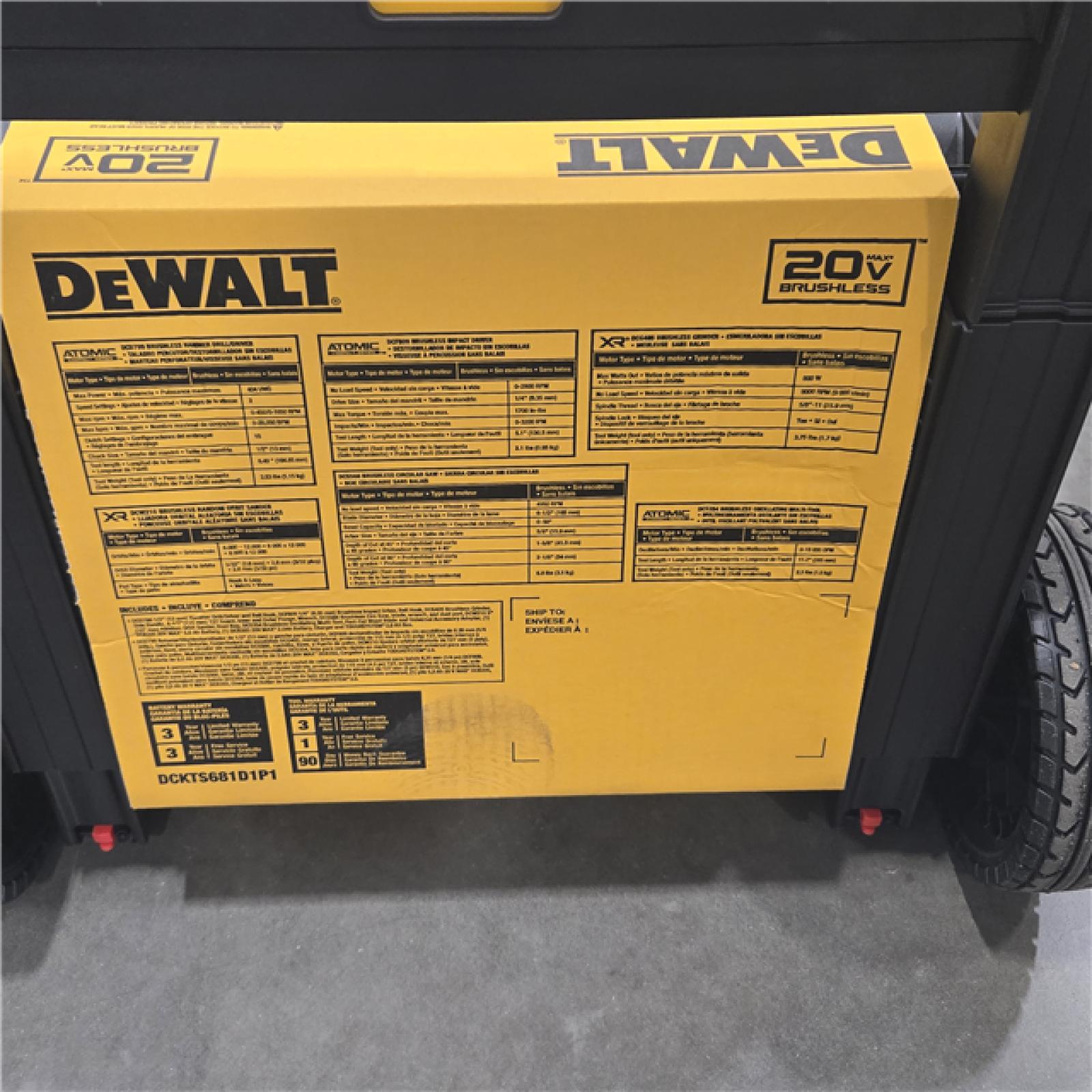 NEW! - DEWALT 20-Volt MAX ToughSystem 6-Tool Cordless Combo Kit