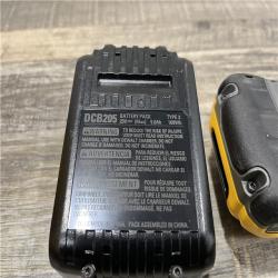 AS-IS DEWALT 20V MAX Lithium-Ion Starter Kit with 4.0 Ah and 5.0 Ah Batteries and Charger