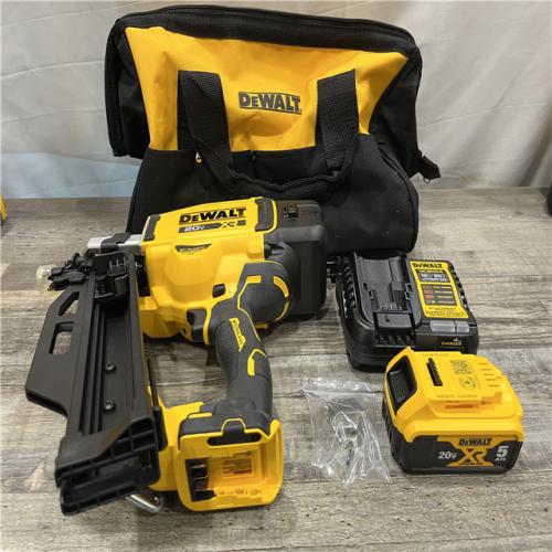 AS-IS DEWALT 20-Volt 21° Cordless Framing Nailer Kit