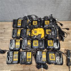HOUSTON LOCATION - AS-IS DEWALT BATTERY CHARGER PACK QTY - 16