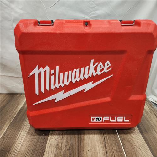 AS-IS MILWAUKEE FUEL 18V Lithium-Ion Brushless Cordless Hammer Drill and Impact Driver Combo Kit (2-Tool) with 2 Batteries