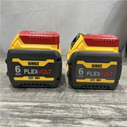 AS-IS DEWALT FLEXVOLT 20V/60V MAX Lithium-Ion 6.0Ah Battery Pack (2 Pack)