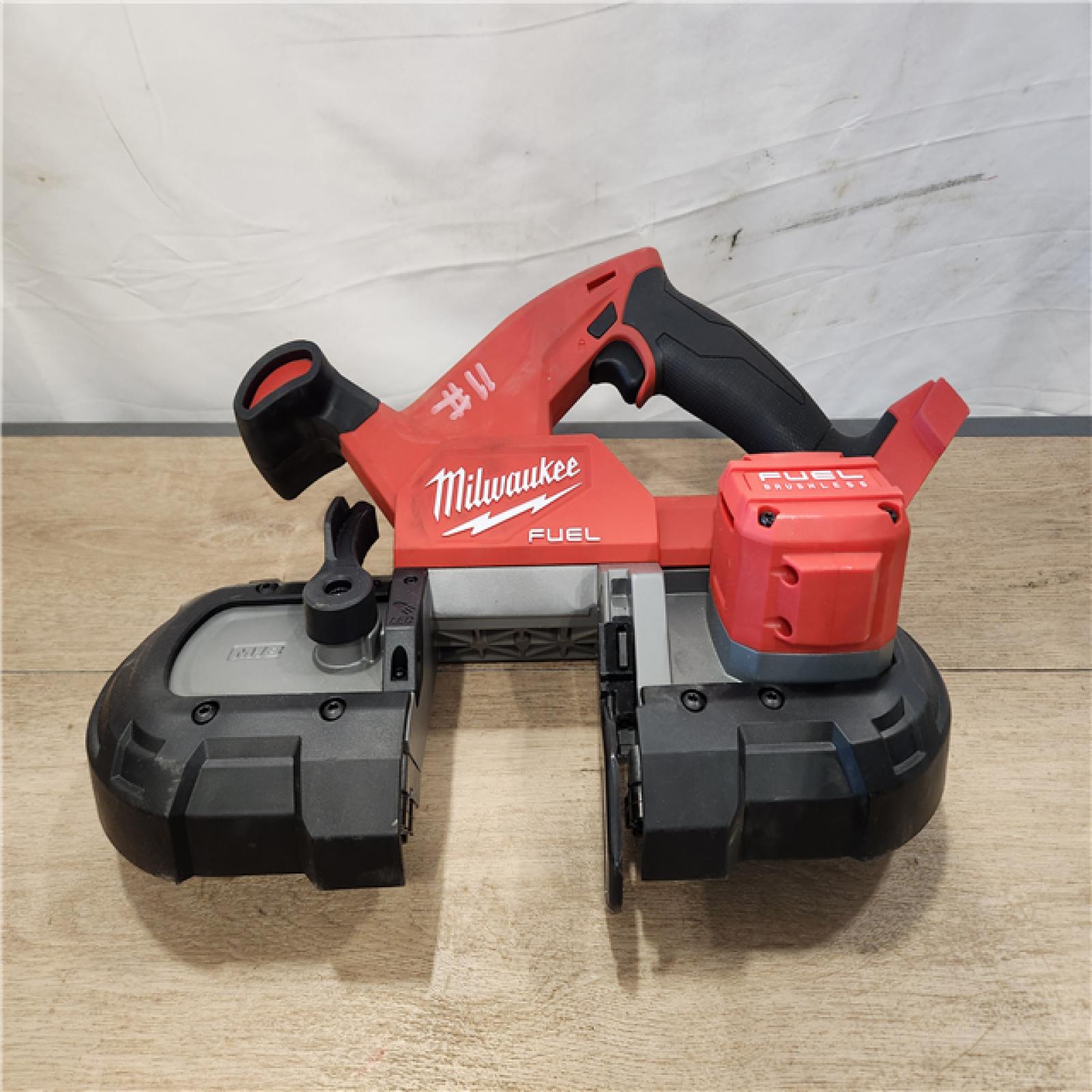 AS-IS- Milwaukee FUEL 18V Lithium-Ion Brushless Cordless Compact Bandsaw (Tool-Only)