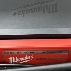 LIKE NEW Milwaukee 18-Volt Lithium-Ion Cordless Jobsite Radio