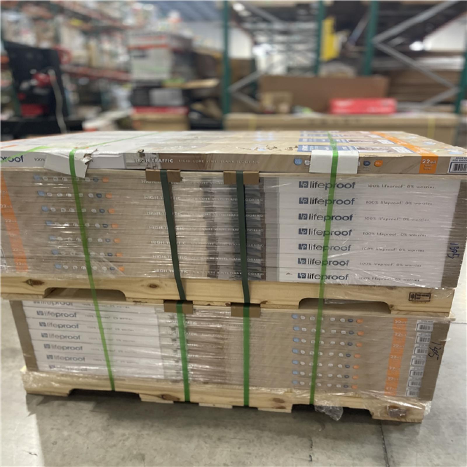 DALLAS LOCATION - Lifeproof Vesinet Oak 22 mil x 8.7 in. W x 48 in. L Click Lock Waterproof Luxury Vinyl Plank Flooring (20.1 sq. ft./case) PALLET-(60 CASES)