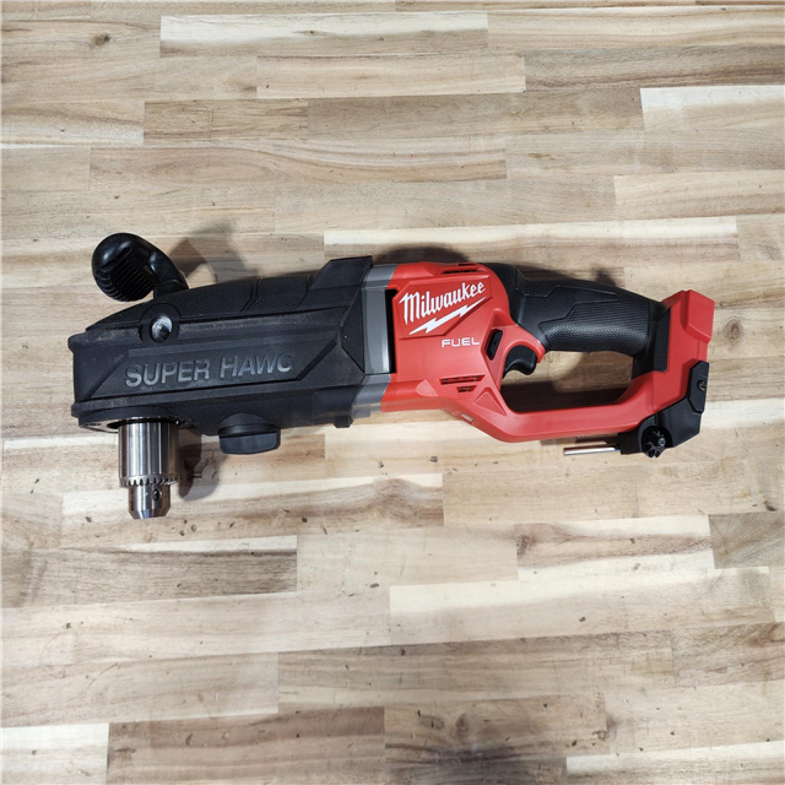 HOUSTON LOCATION - AS-IS Milwaukee FUEL 18V Lithium-Ion Brushless Cordless GEN 2 SUPER HAWG 1/2 in. Right Angle Drill (Tool-Only)