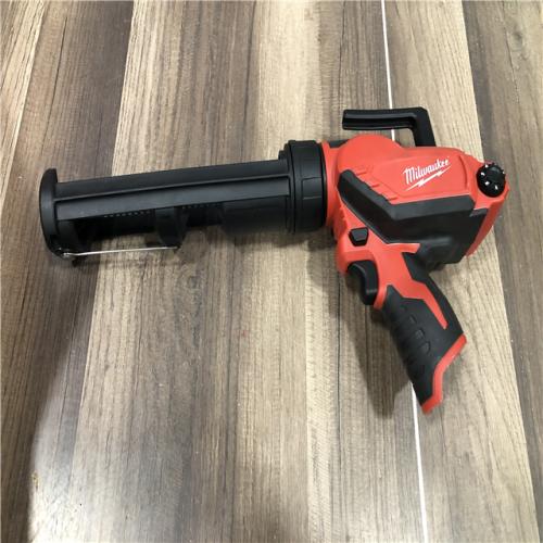 AS-IS Milwaukee 12V Lithium-Ion Cordless 10 oz. Adhesive and Caulk Gun (Tool-Only)