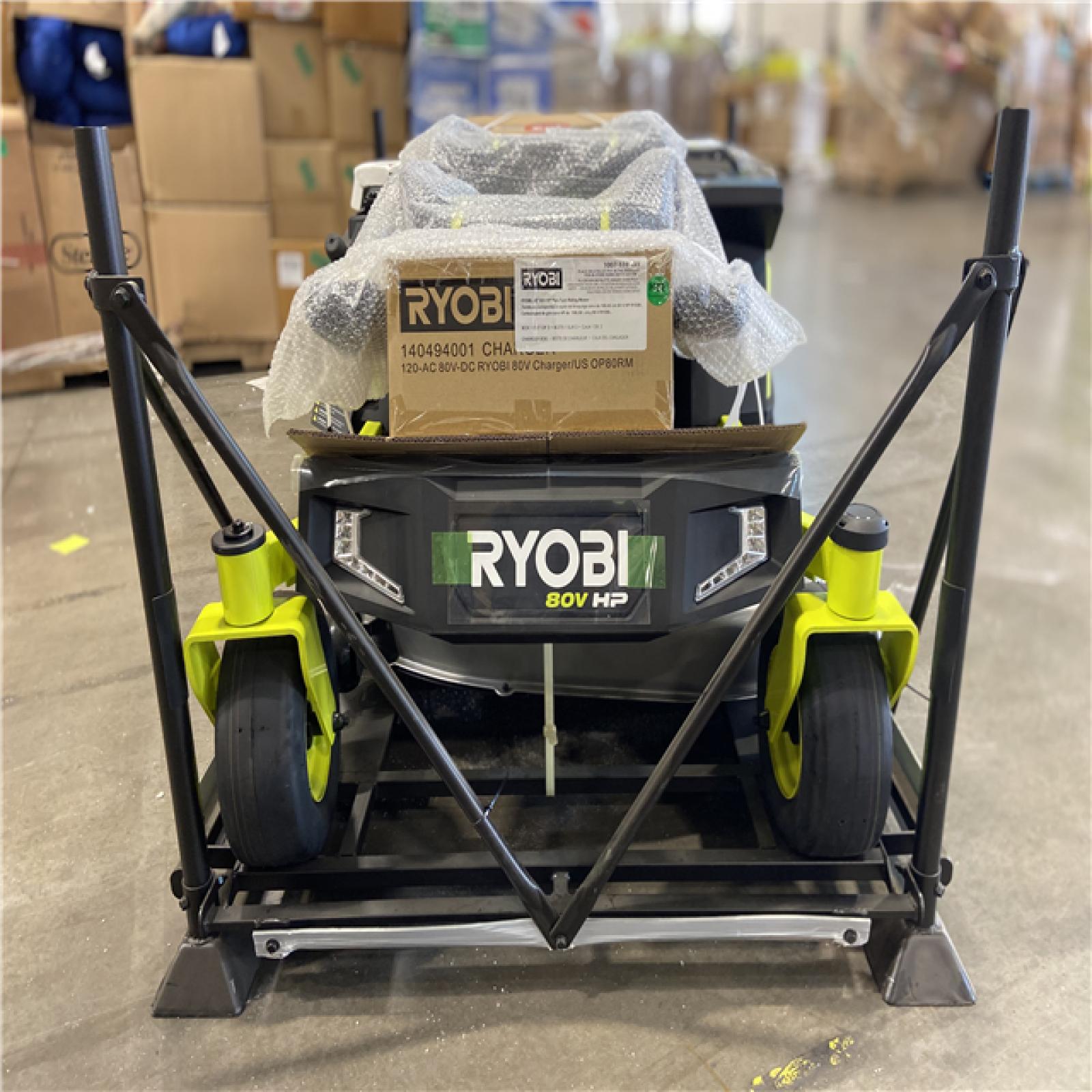 DALLAS LOCATION -RYOBI 80V HP Brushless 42 in. Battery Electric Cordless Zero Turn Riding Mower (2) 80V Batteries (2) 40V Batteries and Charger