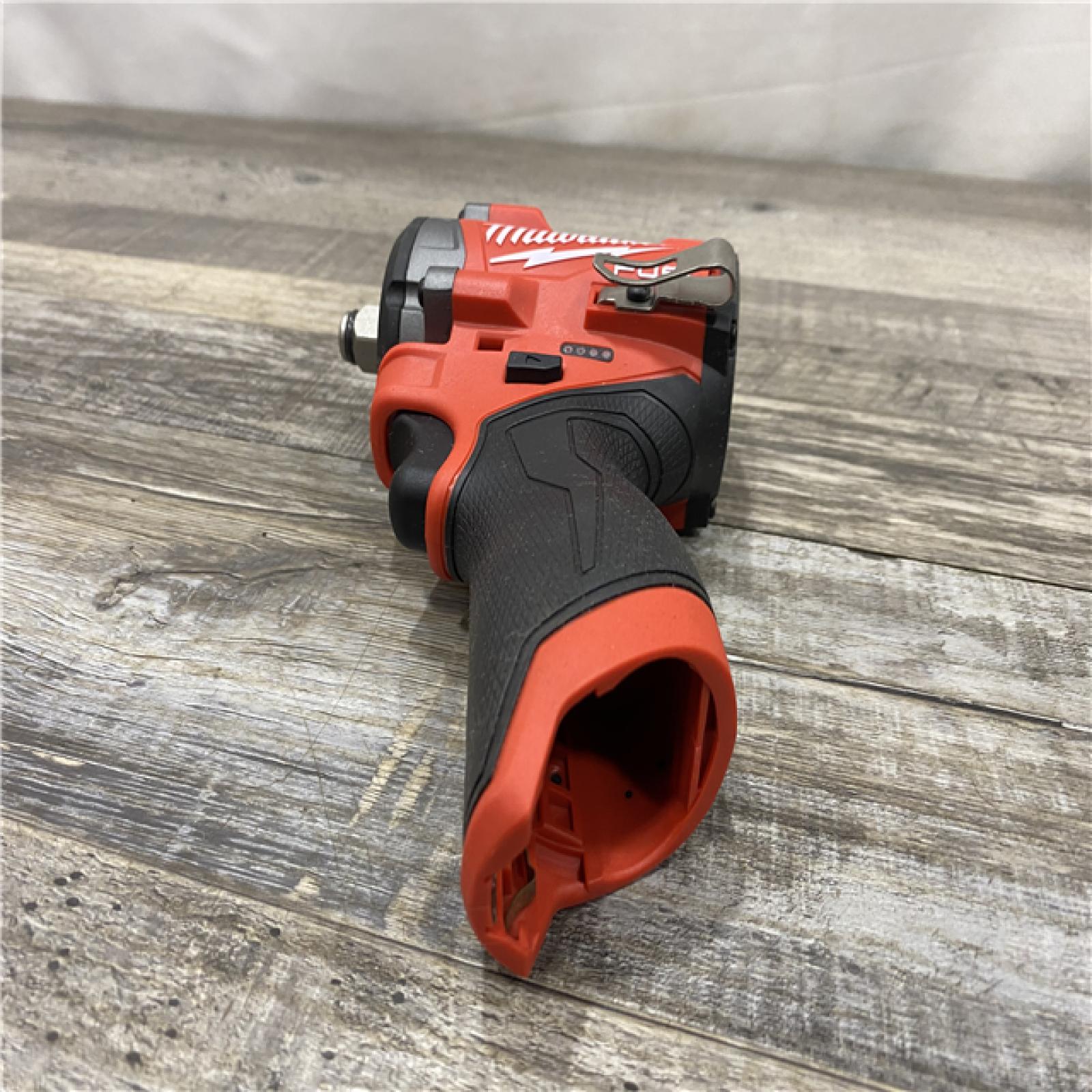 AS-IS Milwaukee FUEL 12V Lithium-Ion Brushless Cordless Stubby 1/2 in. Impact Wrench (Tool-Only)