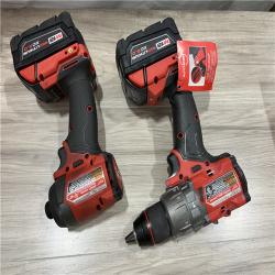 AS-IS Milwaukee FUEL 18V Lithium-Ion Brushless Cordless Hammer Drill and Impact Driver Combo Kit