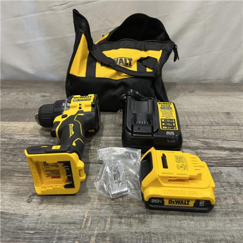 AS-IS DEWALT Atomic 20V Lithium-Ion Cordless Compact 1/2 in. Drill/Driver Kit