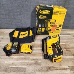 HOUSTON LOCATION - AS-IS DEWALT ATOMIC 20V MAX Lithium Ion Cordless 23 Gauge Pin Nailer Kit
