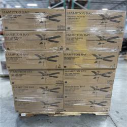 DALLAS LOCATION - HAMPTON BAY 52IN LED INDOOR CELLING FAN PALLET-(36 UNITS)