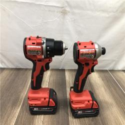AS-IS Milwaukee 18V Lithium-Ion Brushless Cordless Compact Drill/Impact Combo Kit