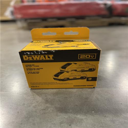 NEW! - DEWALT 20V MAX Compact Lithium-Ion 3.0Ah Battery Pack (2 Pack)