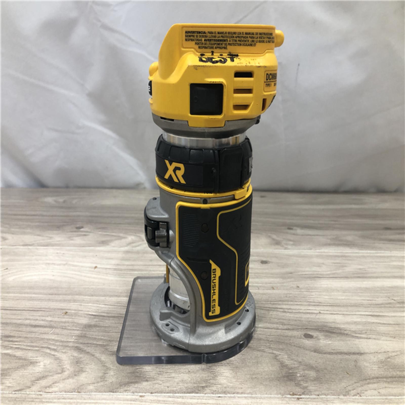 AS-IS Dewalt 20V MAX XR Cordless Compact Router (Tool Only)