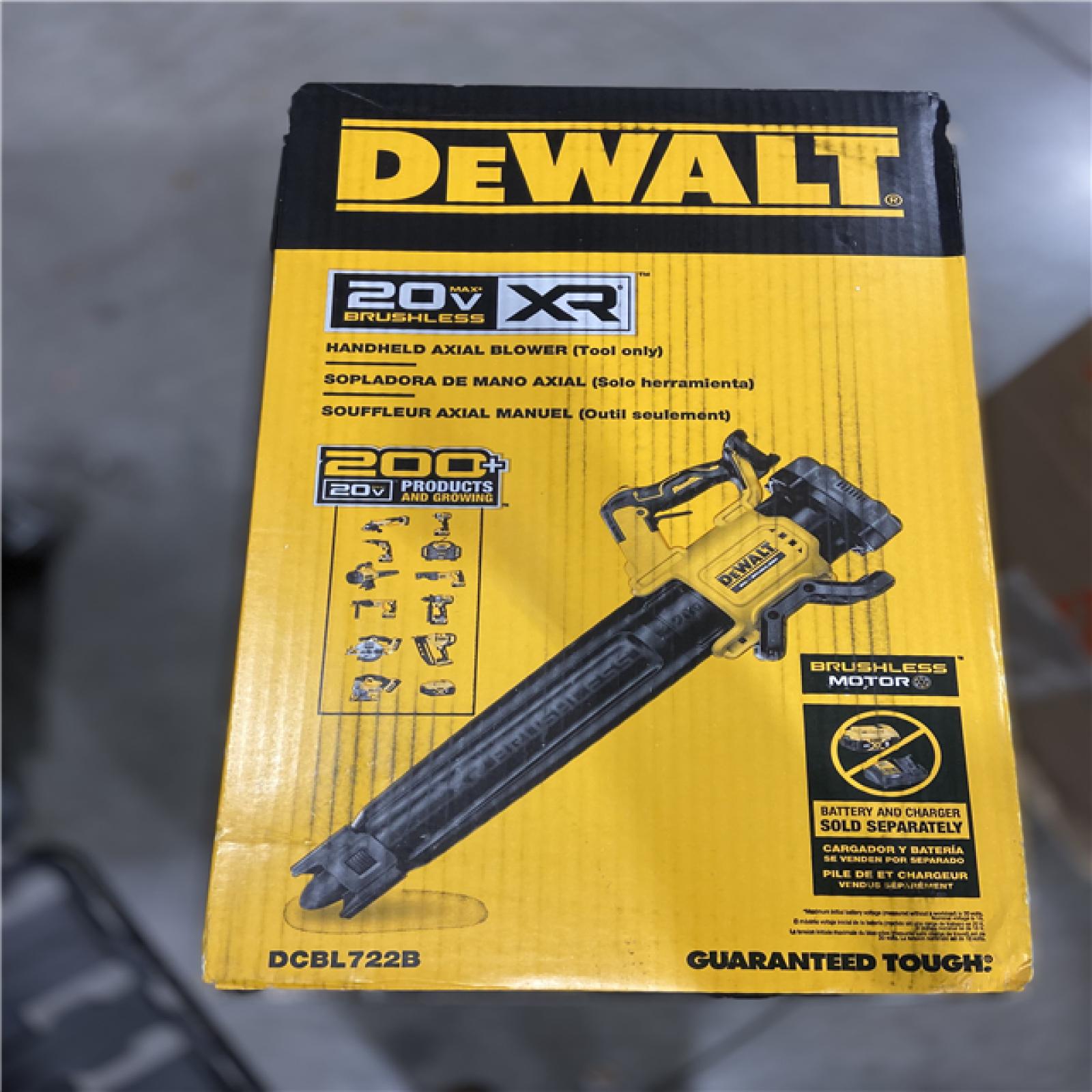 NEW! - DEWALT 20V MAX 125 MPH 450 CFM Brushless Cordless Handheld Leaf Blower with Concentrator Nozzle (Tool Only)