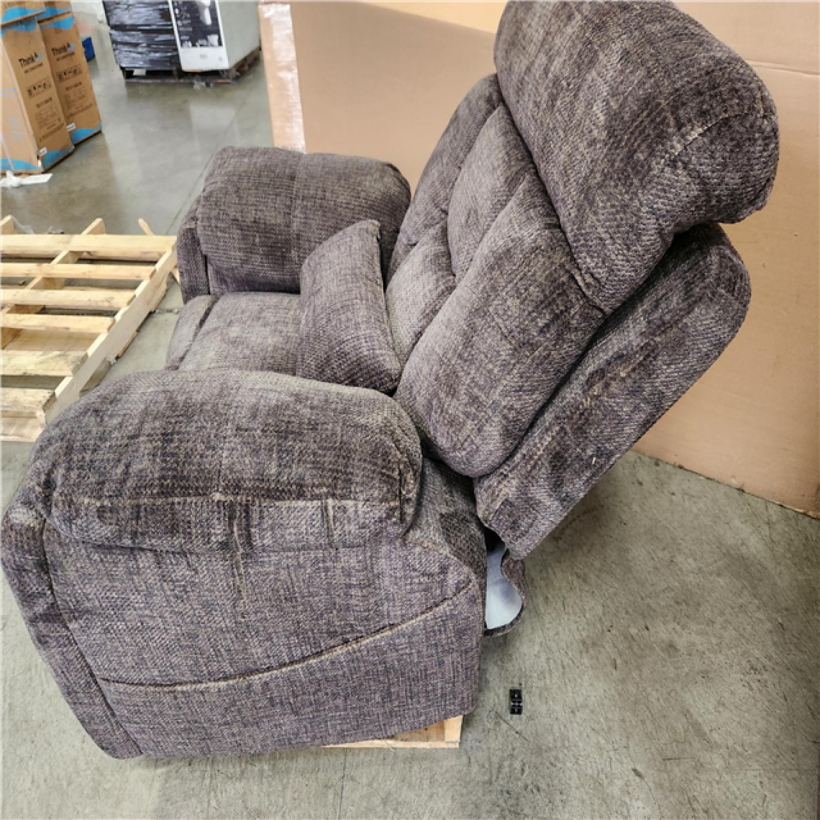 Phoenix AS-IS Aisword Top-Tier Flagship 4-Okin Motors Chenille Recliner Lift Sofa