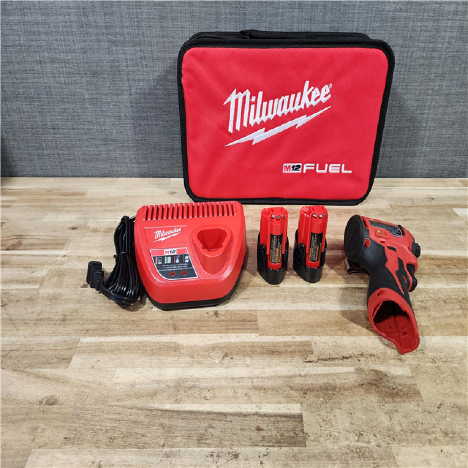 HOUSTON LOCATION - AS - IS Milwaukee FUEL SURGE 12V Lithium-Ion Brushless Cordless 1/4 in. Hex Impact Driver Compact Kit