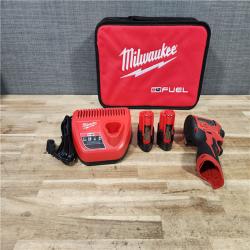 HOUSTON LOCATION - AS - IS Milwaukee FUEL SURGE 12V Lithium-Ion Brushless Cordless 1/4 in. Hex Impact Driver Compact Kit