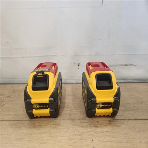 AS-IS- DEWALT FLEXVOLT 20V/60V MAX Lithium-Ion 6.0Ah Battery Pack (2 Pack)
