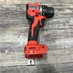 AS-IS Milwaukee 18V Lithium-Ion Brushless Cordless 1/2 in. Compact Hammer Drill/Driver Kit