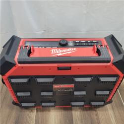 AS-IS Milwaukee  18V M18 PACKOUT Lithium-Ion Cordless Radio  (Tool Only)