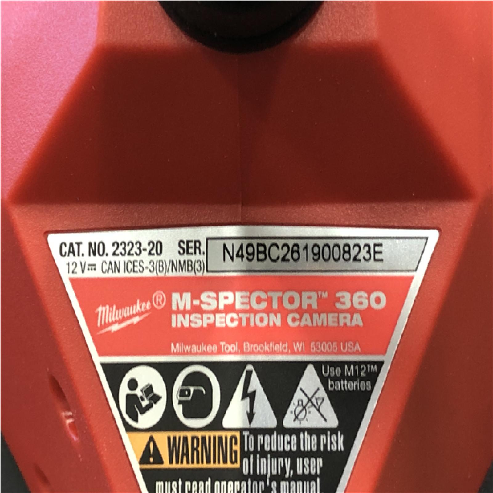 A-IS  Milwaukee 12V Lithium-Ion Cordless M-SPECTOR 360-Degree 4 ft. Inspection Camera Kit