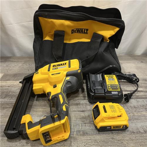 AS-IS DEWALT 20V MAX XR Lithium-Ion Cordless 18-Gauge Narrow Crown Stapler Kit