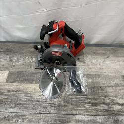 AS-IS Milwaukee FUEL 18V Lithium-Ion Brushless Cordless 6-1/2 in. Circular Saw (Tool-Only)