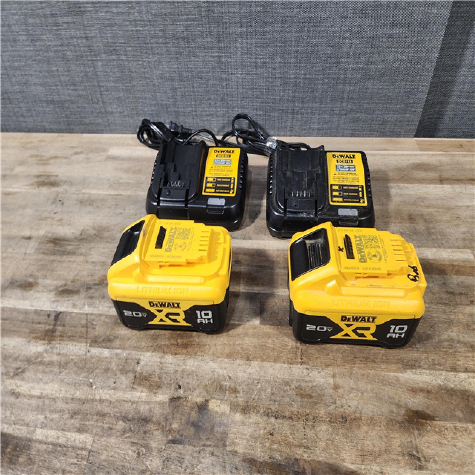 HOUSTON LOCATION - AS-IS DeWalt 2X20V MAX DCMWP234U2 21 in. 20 V Battery Lawn Mower Kit (Battery & Charger)