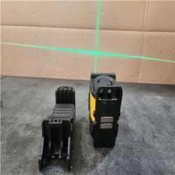Phoenix NEW DEWALT 100 ft. Green Self-Leveling Cross Line Laser Level with (3) AA Batteries & Case (Powers On)