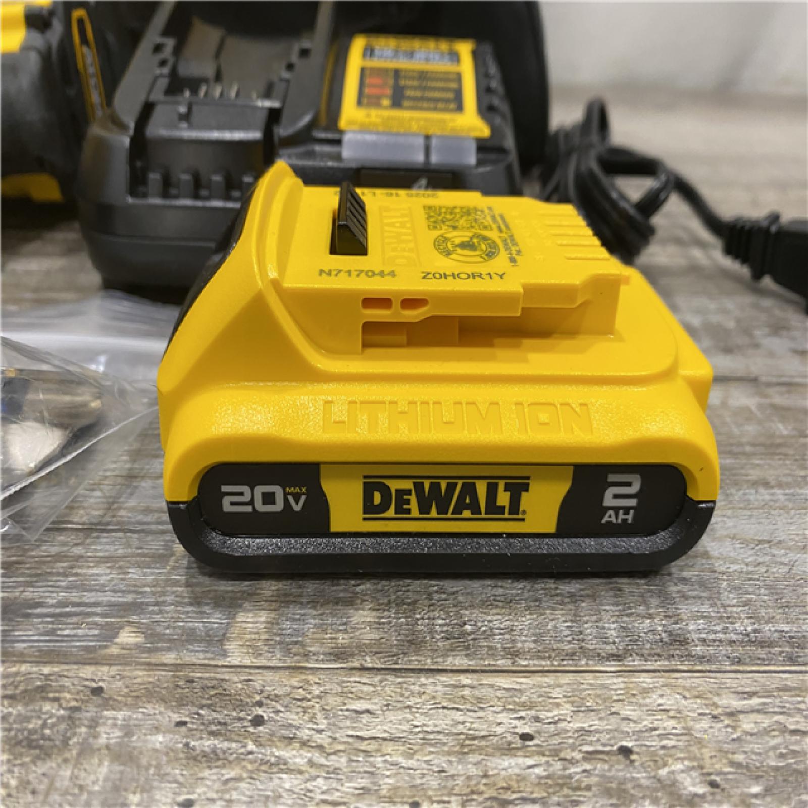AS-IS DEWALT Atomic 20V Lithium-Ion Cordless Compact 1/2 in. Drill/Driver Kit