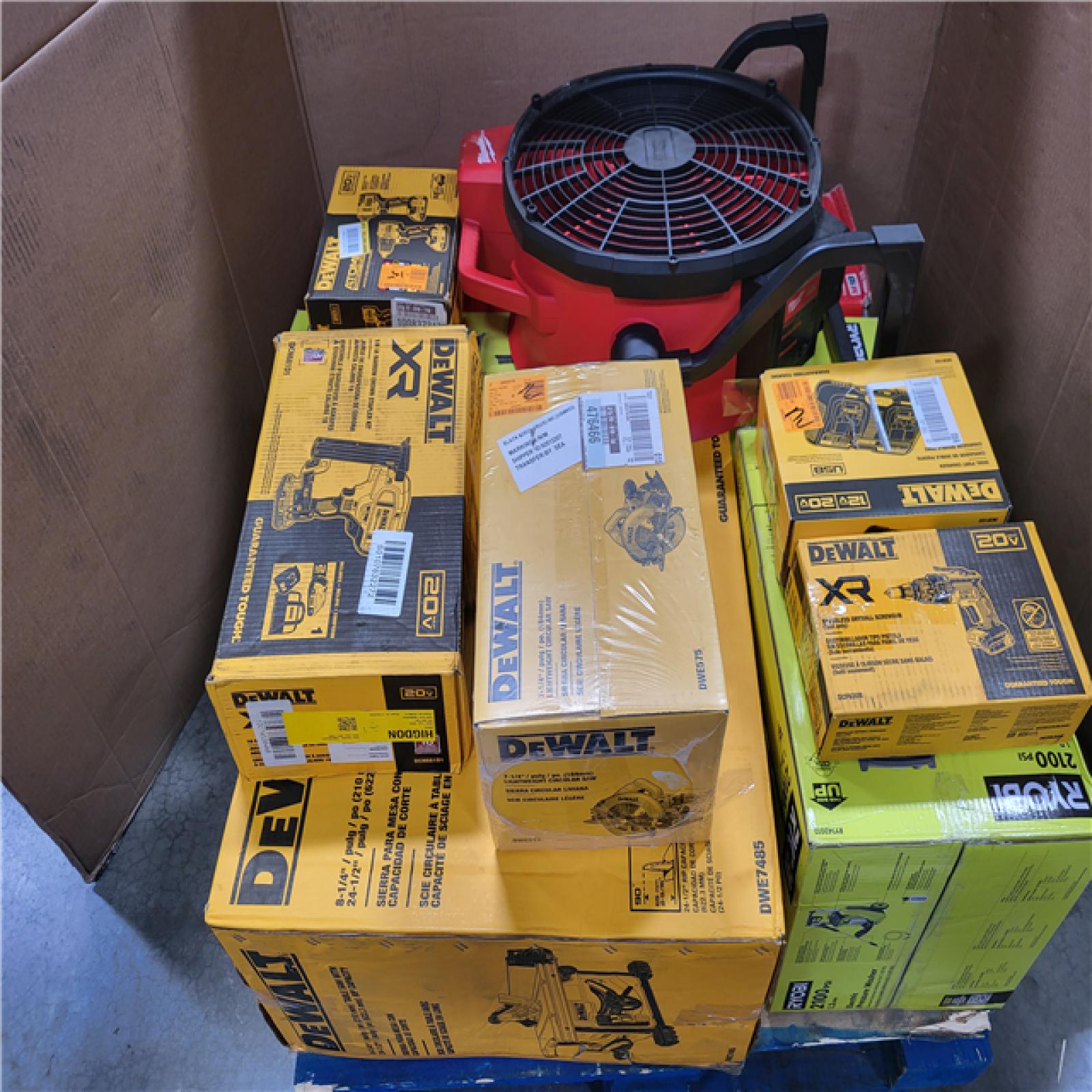CALIFORNIA AS-IS TOOL PALLET