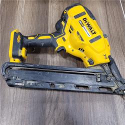 AS-IS  DEWALT 20V MAX XR 15 Ga. Cordless 34 Deg Nailer 20 V