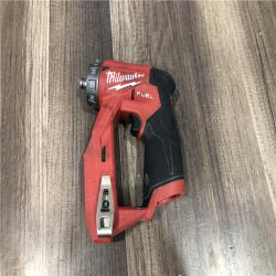 AS-IS Milwaukee FUEL 12V Lithium-Ion Brushless Cordless 4-in-1 Installation 3/8 in. Drill Driver with 4 Tool Head (Tool-Only)